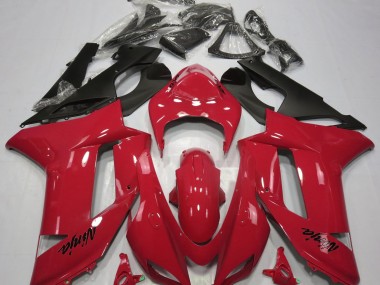 2007-2008 Rouge Brillant ZX6R Carénage Moto