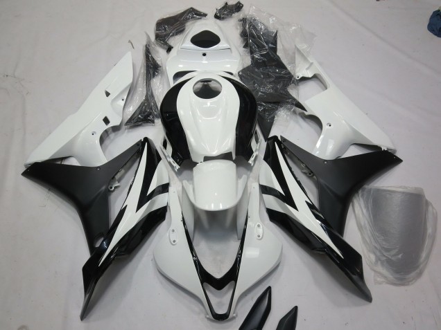 2007-2008 Style Blanc & Noir OEM CBR600RR Carénage Moto 2007-2008 Style Blanc & Noir OEM CBR600RR Carénage Moto