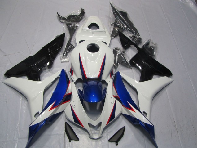 2007-2008 Style Bleu Blanc OEM CBR600RR Carénage Moto 2007-2008 Style Bleu Blanc OEM CBR600RR Carénage Moto