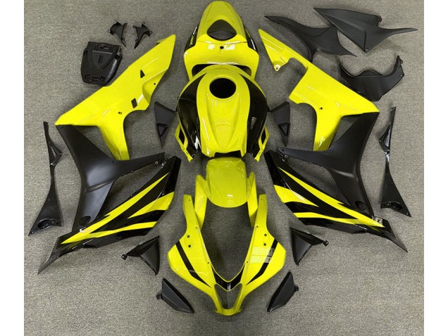 2007-2008 Style Jaune OEM CBR600RR Carénage Moto 2007-2008 Style Jaune OEM CBR600RR Carénage Moto