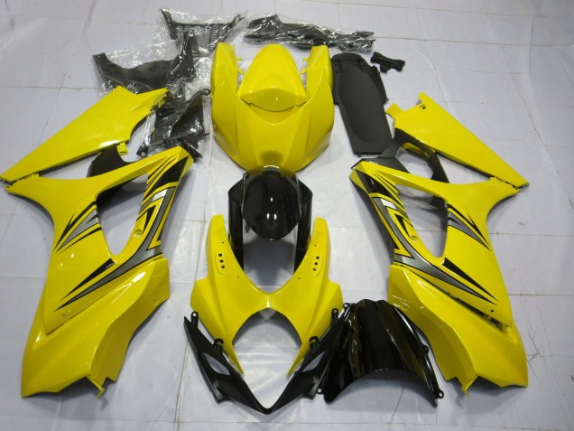 2007-2008 Style Jaune OEM GSXR 1000 Carénage Moto 2007-2008 Style Jaune OEM GSXR 1000 Carénage Moto