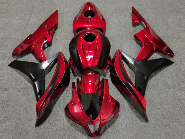 2007-2008 Style Rouge Foncé OEM CBR600RR Carénage Moto 2007-2008 Style Rouge Foncé OEM CBR600RR Carénage Moto