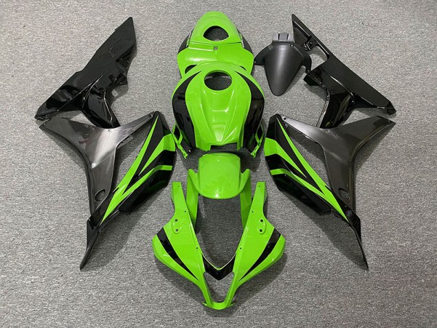 2007-2008 Style Vert Électrique OEM & Gris CBR600RR Carénage Moto 2007-2008 Style Vert Électrique OEM & Gris CBR600RR Carénage Moto