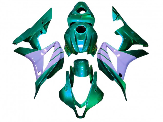 2007-2008 Turquoise & Violet Laiteux CBR600RR Carénage Moto 2007-2008 Turquoise & Violet Laiteux CBR600RR Carénage Moto