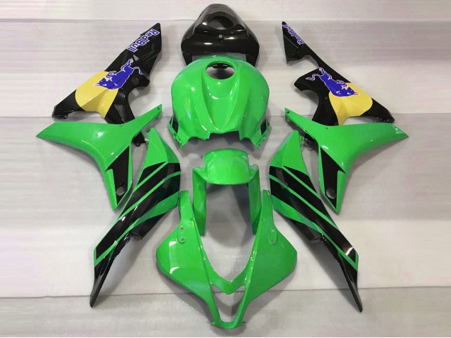 2007-2008 Vert & Bleu Taureau CBR600RR Carénage Moto 2007-2008 Vert & Bleu Taureau CBR600RR Carénage Moto