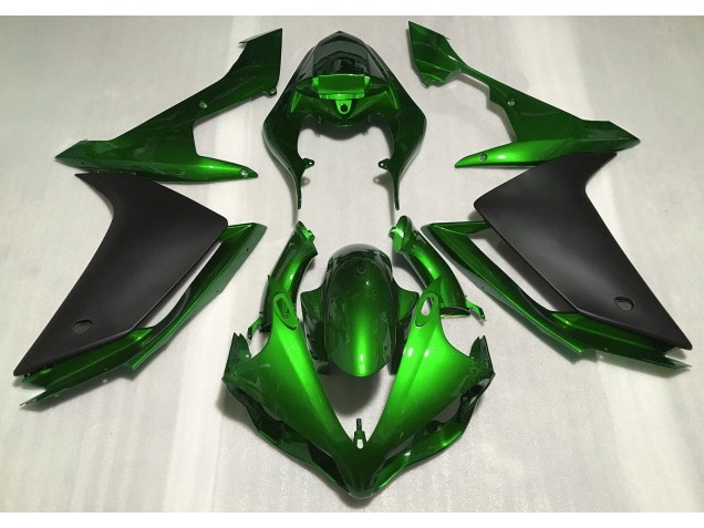 2007-2008 Vert Brillant & Noir R1 Carénage Moto 2007-2008 Vert Brillant & Noir R1 Carénage Moto