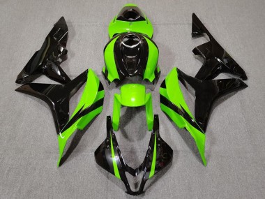 2007-2008 Vert Lime & Noir CBR600RR Carénage Moto
