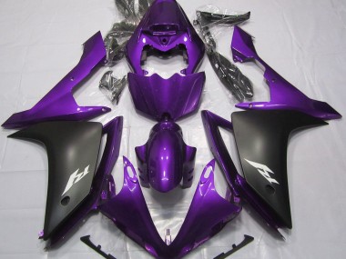 2007-2008 Violet Brillant & Noir R1 Carénage Moto
