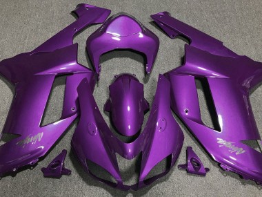 2007-2008 Violet Brillant ZX6R Carénage Moto