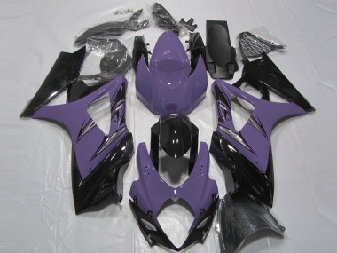 2007-2008 Violet Foncé & Noir GSXR 1000 Carénage Moto