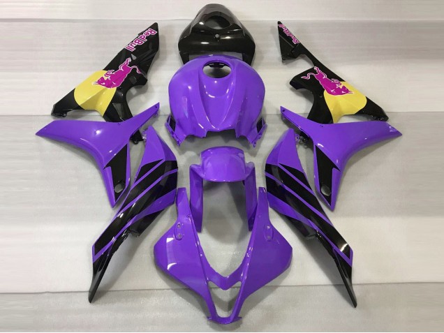 2007-2008 Violet & Rose Taureau CBR600RR Carénage Moto 2007-2008 Violet & Rose Taureau CBR600RR Carénage Moto
