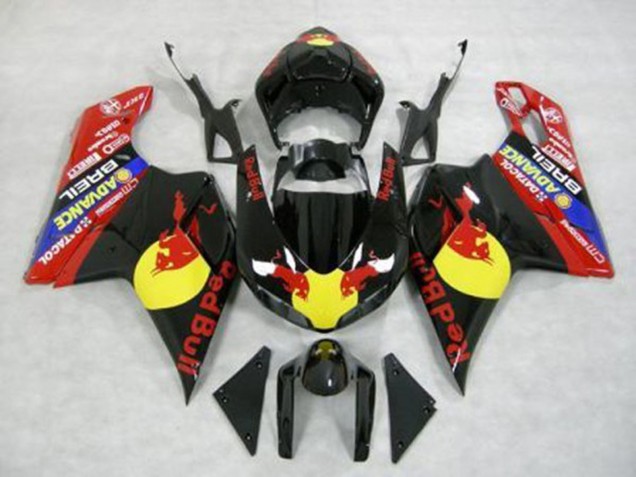 2007-2014 Breil Rouge Taureau Ducati 848 1098 1198 Carénage Moto 2007-2014 Breil Rouge Taureau Ducati 848 1098 1198 Carénage Moto