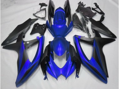 2008-2010 Bleu Mat Sans R GSXR 600-750 Carénage Moto