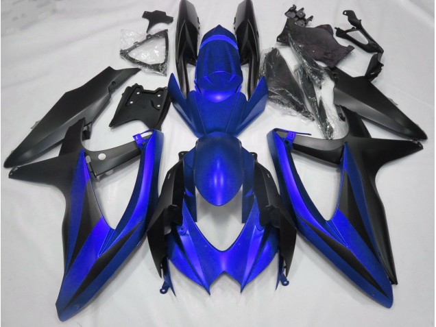 2008-2010 Bleu Mat Sans R GSXR 600-750 Carénage Moto 2008-2010 Bleu Mat Sans R GSXR 600-750 Carénage Moto