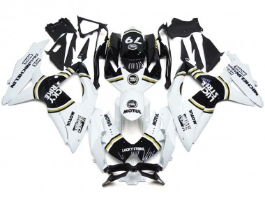 2008-2010 Noir Lucky Strike 79 GSXR 600-750 Carénage Moto