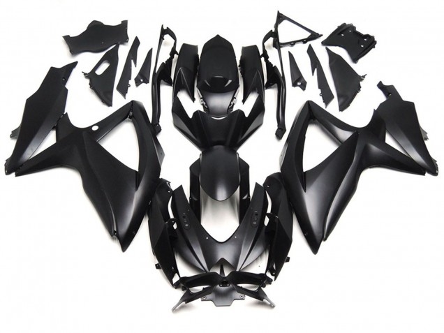 2008-2010 Noir Mat Profond GSXR 600-750 Carénage Moto 2008-2010 Noir Mat Profond GSXR 600-750 Carénage Moto