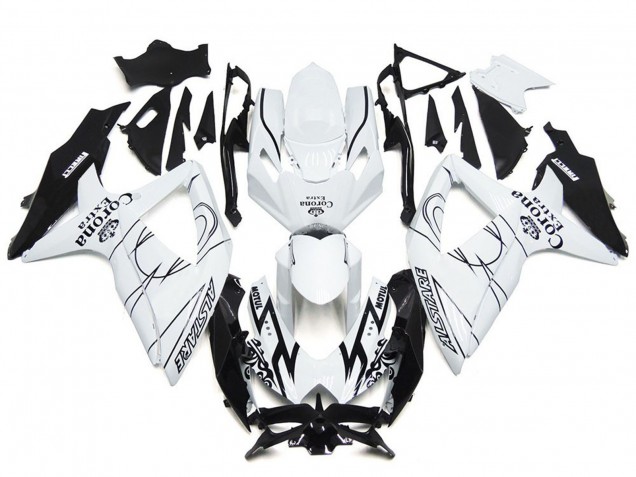 2008-2010 Personnalisé Corona Spécial Avec Blanc GSXR 600-750 Carénage Moto 2008-2010 Personnalisé Corona Spécial Avec Blanc GSXR 600-750 Carénage Moto