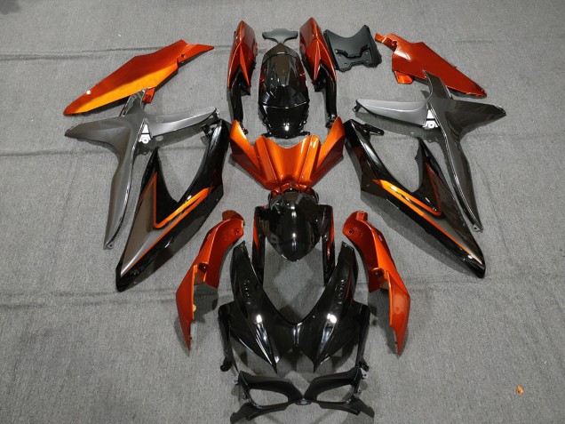 2008-2010 Style Orange Brûlé OEM GSXR 600-750 Carénage Moto 2008-2010 Style Orange Brûlé OEM GSXR 600-750 Carénage Moto