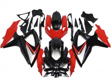 2008-2010 Style Rouge Personnalisé OEM GSXR 600-750 Carénage Moto
