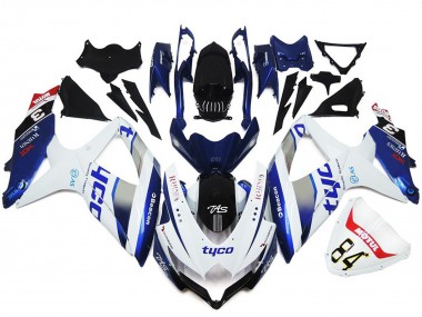 2008-2010 Tyco Style Personnalisé Brillant GSXR 600-750 Carénage Moto