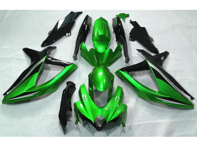 2008-2010 Vert Brillant GSXR 600-750 Carénage Moto 2008-2010 Vert Brillant GSXR 600-750 Carénage Moto