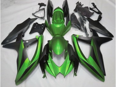 2008-2010 Vert Mat Sans R GSXR 600-750 Carénage Moto