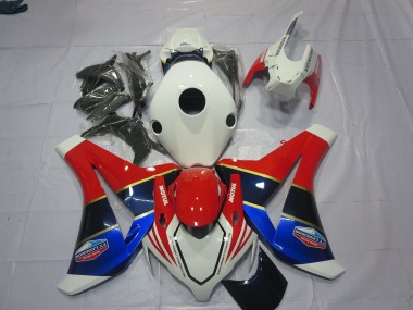 2008-2011 Blanc Bleu & Rouge CBR1000RR Carénage Moto