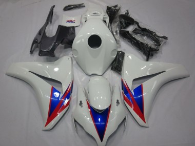 2008-2011 Blanc Bleu Rouge CBR1000RR Carénage Moto