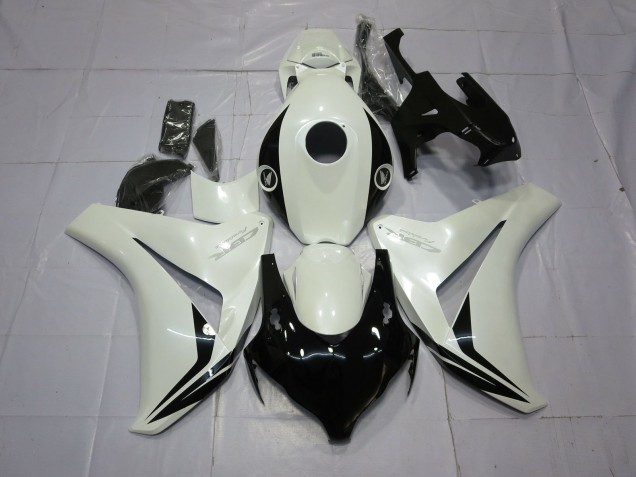 2008-2011 Blanc Nacré & Noir CBR1000RR Carénage Moto 2008-2011 Blanc Nacré & Noir CBR1000RR Carénage Moto