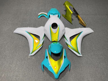 2008-2011 Bleu Clair & Or CBR1000RR Carénage Moto