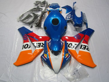 2008-2011 Bleu Repsol & Rouge CBR1000RR Carénage Moto