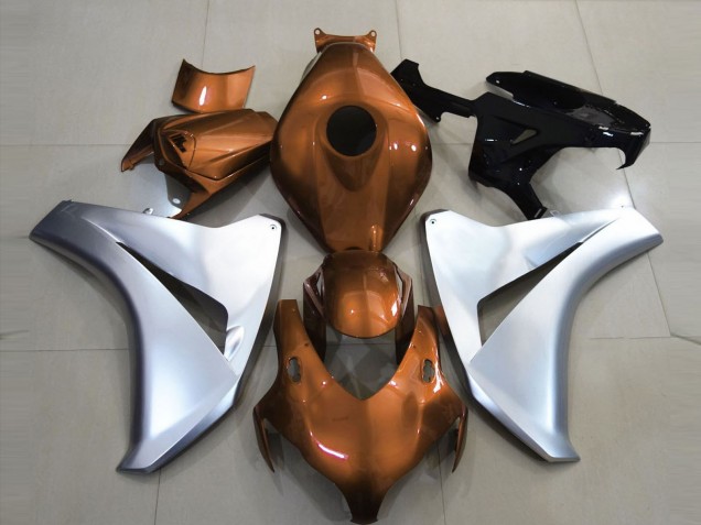 2008-2011 Orange Brillant & Argent CBR1000RR Carénage Moto 2008-2011 Orange Brillant & Argent CBR1000RR Carénage Moto