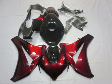 2008-2011 Rouge Bonbon & Noir CBR1000RR Carénage Moto