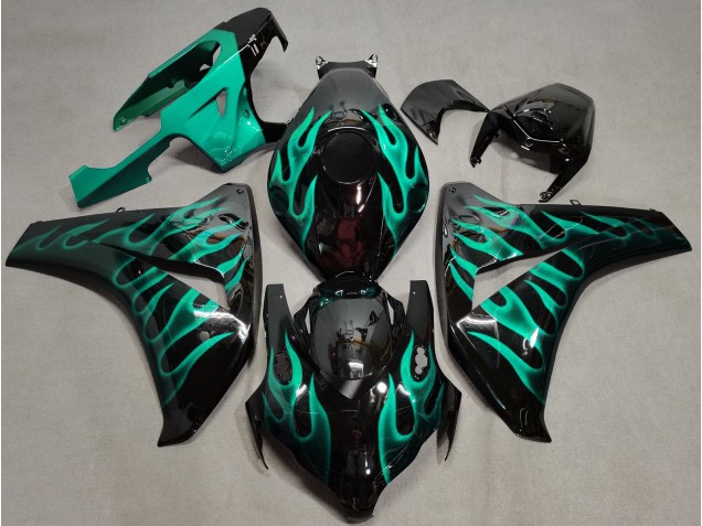 2008-2011 Verde Acqua Fiamma CBR1000RR Carénage Moto 2008-2011 Verde Acqua Fiamma CBR1000RR Carénage Moto