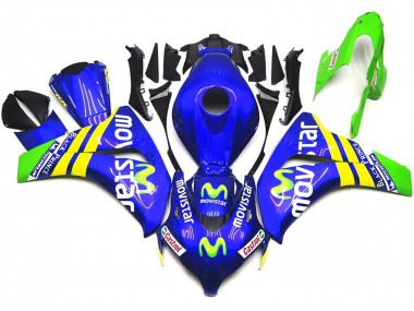 2008-2011 Vibrant Movistar CBR1000RR Carénage Moto