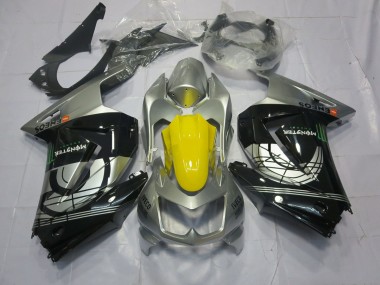 2008-2012 Argent & Noir Ninja 250 Carénage Moto