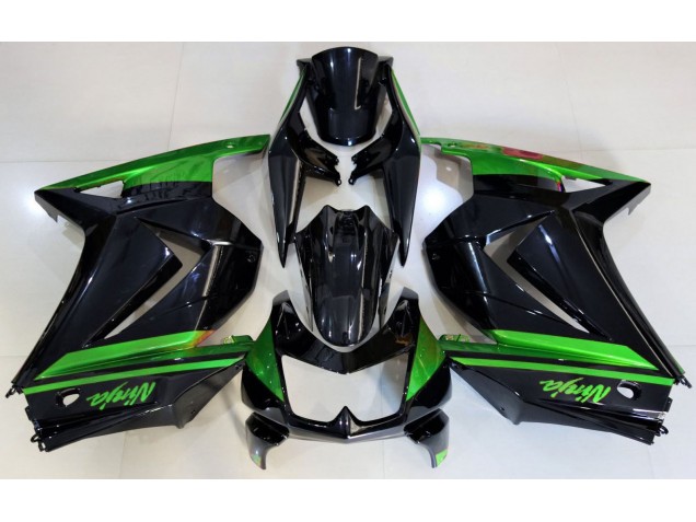 2008-2012 Noir Brillant & Vert Ninja 250 Carénage Moto 2008-2012 Noir Brillant & Vert Ninja 250 Carénage Moto