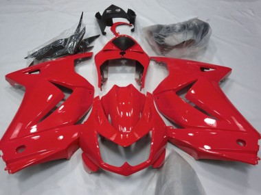 2008-2012 Rouge Brillant Ninja 250 Carénage Moto