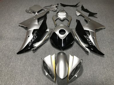 2008-2016 Argent & Noir Personnalisé R6 Carénage Moto