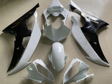 2008-2016 Blanc Brillant & Noir & Or R6 Carénage Moto
