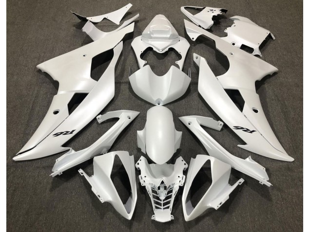 2008-2016 Blanc Mat R6 Carénage Moto 2008-2016 Blanc Mat R6 Carénage Moto