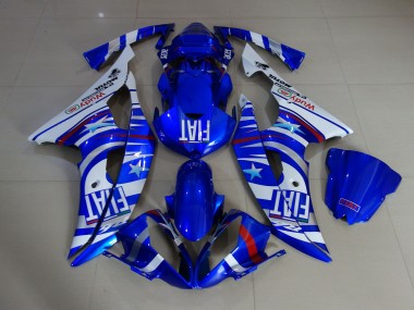 2008-2016 Bleu Brillant Fiat R6 Carénage Moto
