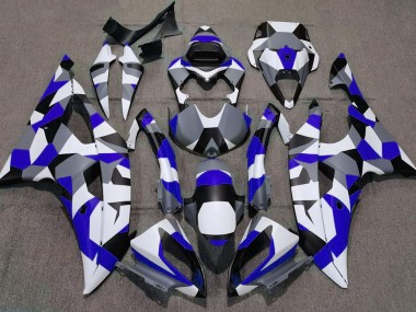 2008-2016 Bleu Camouflage Uni R6 Carénage Moto