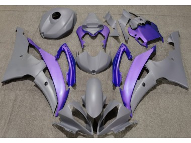 2008-2016 Gris Mat & Violet R6 Carénage Moto