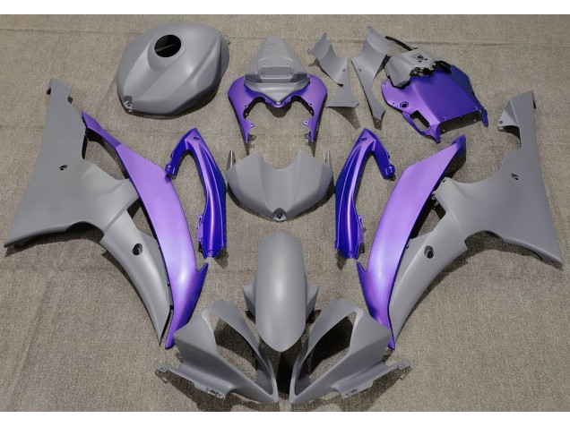 2008-2016 Gris Mat & Violet R6 Carénage Moto 2008-2016 Gris Mat & Violet R6 Carénage Moto