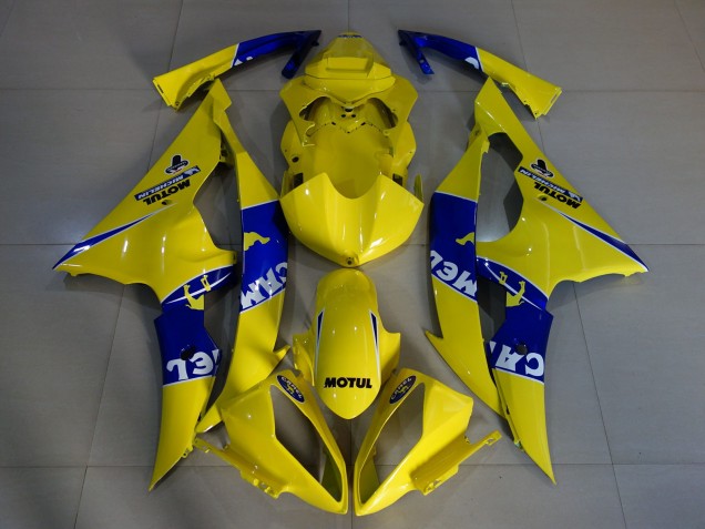 2008-2016 Jaune Brillant Camel R6 Carénage Moto