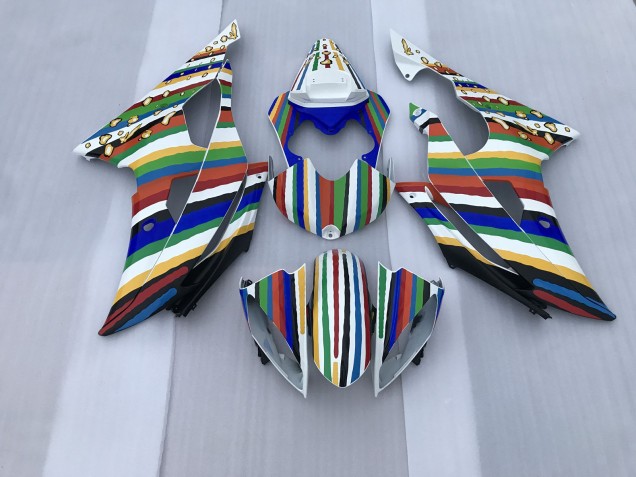 2008-2016 Multicolore R6 Carénage Moto 2008-2016 Multicolore R6 Carénage Moto