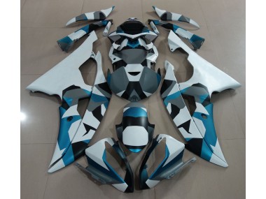 2008-2016 Neige Bleu Glacier Camo R6 Carénage Moto