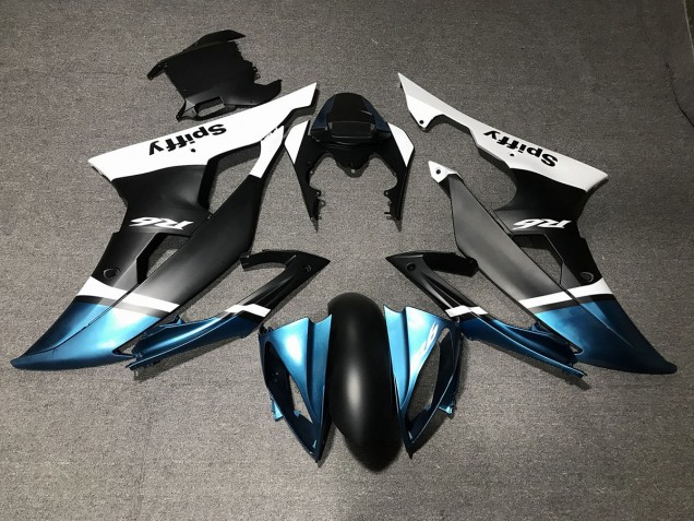 2008-2016 Noir Mat & Bleu Spécial R6 Carénage Moto 2008-2016 Noir Mat & Bleu Spécial R6 Carénage Moto
