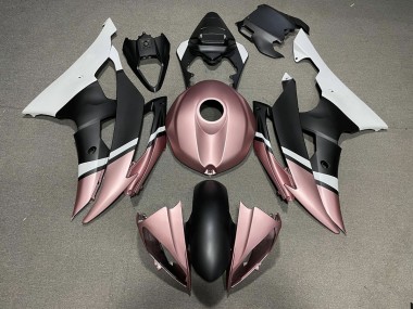 2008-2016 Noir Mat & Or Rose R6 Carénage Moto
